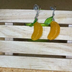 Mandarin Orange Earrings
